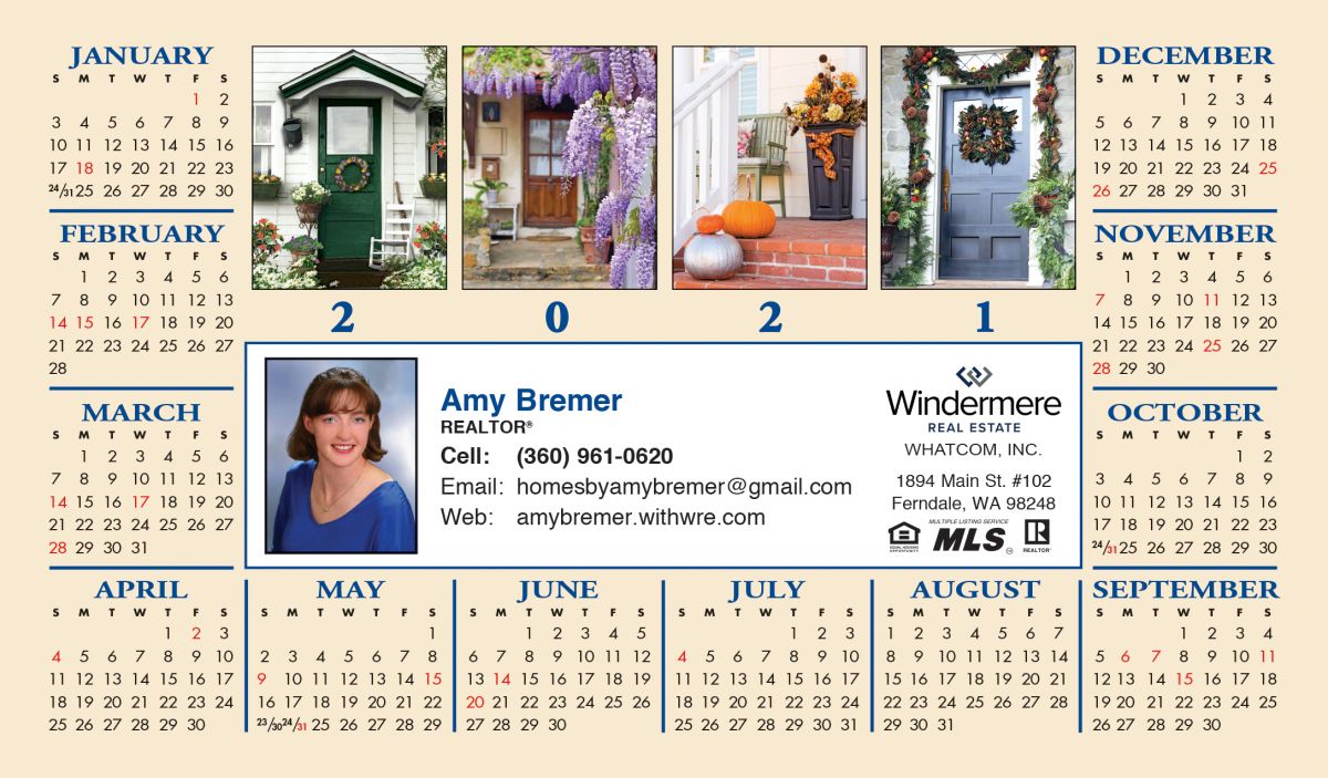 Real Estate Jumbo Postcard Calendars